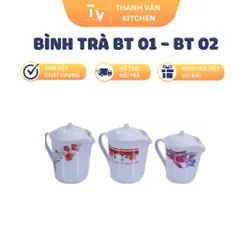 Bình Trà Nhựa Melamine Đáng Yêu 400ml & 600ml - Đồ Dùng Nhà Bếp TVKITCHEN Thời Thượng, Đảm Bảo Chất Lượng (TV717)