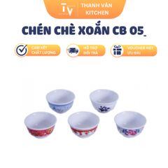 Chén Chè Xoắn Melamine CB 05 - Đồ Gia Dụng Nhà Bếp - Kích Thước Ø 9.5 x 5.0 cm, Chất Lượng Cao, Thiết Kế Đẹp (TV784)
