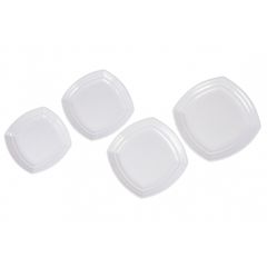 Dĩa Vuông Melamine DV 46 - Đồ Gia Dụng Nhà Bếp Chất Lượng Cao 21x21cm - Phụ Kiện Nấu Ăn Tiện Lợi (TV892)