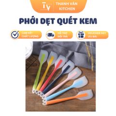 Phới Dẹt Silicon Quét Kem & Vét Bột - Dụng Cụ Nhà Bếp Tiện Ích, Phù Hợp Cho Làm Bánh, Nấu Ăn (TV50)