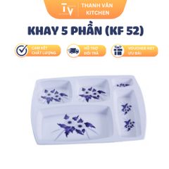 Khay Chia 5 Phần KF 52 - Đồ Gia Dụng Nhà Bếp Tiện Lợi, Thích Hợp Cho Mọi Gia Đình - Mua Sắm Thông Minh Tại TVKITCHEN (TV984)