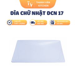 Dĩa Chữ Nhật - Đồ Gia Dụng Nhà Bếp Bằng Nhựa Melamine, Kích Thước 21.5x14.8cm, Tiện Lợi Cho Mọi Căn Bếp (TV842)