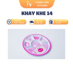 Khay Khe 14 TVKITCHEN - Dụng Cụ Nhà Bếp Chất lượng Cao, Kích Thước Ø 25.5 x 2.2 cm, Hàng Chính Hãng (TV1001)