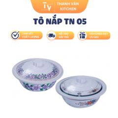 Tô Nắp Đậy TN 05 Chất Liệu Nhựa Cao Cấp, Kích Thước Ø 15.7 x 8.5 cm - Đồ Dùng Bếp Tiện Lợi, Giúp Bảo Quản Thực Phẩm Tươi Ngon (TV1078)