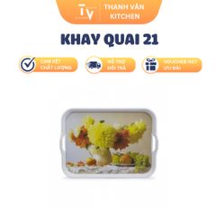 Khay Quai 21 - Dụng Cụ Nhà Bếp Chất Lượng Cao, Thiết Kế Đẹp Mắt, Thích Hợp Cho Mọi Căn Bếp (TV1018)