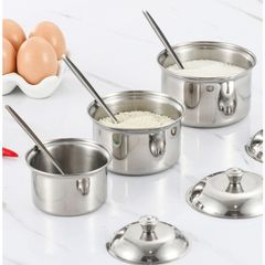 Hủ đựng gia vị inox có nắp - Thố đựng gia vị tiện dụng cho nhà bếp, chất liệu inox không gỉ, đa dạng kích thước (TV508)