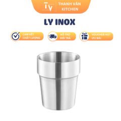 Ly Inox Giữ Nhiệt 2 Lớp Cao Cấp, Không Gỉ - Ly Uống Thời Trang Đa Năng Cho Nhà Bếp và Quán Cà Phê (TV355)