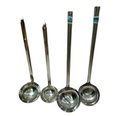 Vá Thợ Cán Inox Cao Cấp 8cm-10cm-12cm - Dụng Cụ Nấu Ăn Chất Lượng - Thương Hiệu BẾP TV, Thép Không Gỉ, Tiện Lợi Cho Nhà Bếp (TV388)