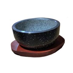 Thố Đá Giữ Nhiệt Nấu Phở - Thố Đá Chống Bỏng, Giữ Nóng Lâu Với Đế Gỗ - Dụng Cụ Nhà Bếp TVKITCHEN (TV657)