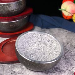 Thố Đá Giữ Nhiệt Nấu Phở - Thố Đá Chống Bỏng, Giữ Nóng Lâu Với Đế Gỗ - Dụng Cụ Nhà Bếp TVKITCHEN (TV657)