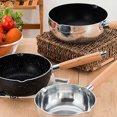 Quánh Nhôm Đa Năng Có Tay Cầm - Nồi Nấu Mì, Nấu Cháo Tiện Dụng Cho Nhà Bếp - Sản Phẩm Chất Lượng Từ TVKITCHEN (TV439)