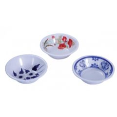 Chén Chấm - Đồ Gia Dụng Nhà Bếp Chất Liệu Nhựa Melamine, Kích Thước Ø8.5x2.6cm, Nhiều Màu Sắc Đá Vân và Nâu (TV820)