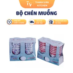 Bộ Chén Muỗng Nhựa Melamine Cao Cấp - Dụng Cụ Nhà Bếp Đa Năng, Sản Phẩm Chính Hãng Từ TVKITCHEN (TV711)