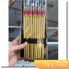 Bộ 5 Đôi Đũa Tre Gắp Thức Ăn - Dụng Cụ Nhà Bếp Tiện Lợi và An Toàn cho Bữa Ăn Gia Đình (TV45)