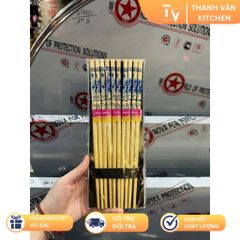 Bộ 5 Đôi Đũa Tre Gắp Thức Ăn - Dụng Cụ Nhà Bếp Tiện Lợi và An Toàn cho Bữa Ăn Gia Đình (TV45)