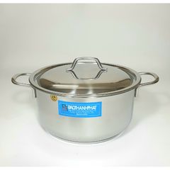 Nồi 3 Đáy Từ Cao Cấp Inox 304 - Dùng Cho Bếp Điện từ - Đồ Gia Dụng Nhà Bếp TVKITCHEN (TV57)