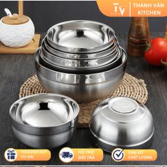 Tô Chén Bát INOX 2 Lớp Cách Nhiệt BOJIN Sang Trọng - Dụng Cụ Tiện Ích Cho Gia Đình và Quà Tặng Ý Nghĩa (TV189)