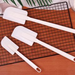 Phới Dẹt Quét Kem và Trộn Bột - Dụng Cụ Làm Bánh Nhà Bếp Đa Năng TVKITCHEN Chất Liệu Nhựa và Silicon, Màu Trắng (TV335)