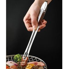 Kẹp Gắp Thực Phẩm Inox 304 Dài - Kẹp Nướng Đồ Ăn Bền Chắc, Dụng Cụ Nhà Bếp Tiện Ích cho Mọi Gia Đình (TV453)