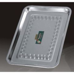 Mâm Inox Vuông Đa Năng - Dụng Cụ Nhà Bếp Tiện Lợi Như TVKITCHEN - Hỗ Trợ Đựng Thực Phẩm Thoải Mái (TV39)