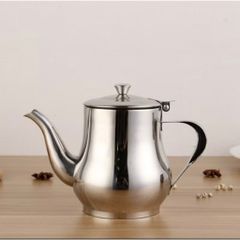 Bình Trà Inox 304 Vòi Dài - Teapot Chất Liệu Không Gỉ Nhiều Dung Tích Phù Hợp Mọi Nhu Cầu Nhà Bếp (TV9)