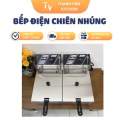 Bếp Điện Chiên Nhúng Thực Phẩm Inox TV206 - Dung Tích 8L/10L/16L - Đồ Gia Dụng Nhà Bếp Tiện Lợi, Chất Lượng Cao (TV206)