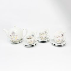 Bộ tách trà sứ cao cấp 15 món TVKITCHEN - Bộ dụng cụ nhà bếp sang trọng và tiện ích, quà tặng lý tưởng cho tín đồ trà (TV97)