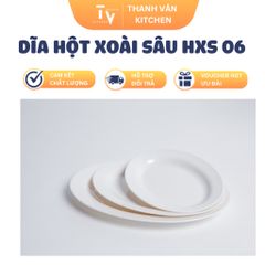 Dĩa Hột Xoài Sâu TVKITCHEN HXS 06 - Đĩa Nhựa Melamine Chất Lượng Cao Kích Thước 20x15.5cm Cho Nhà Bếp Thêm Đẹp (TV912)