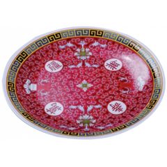 Dĩa Quả Tử QT - Dĩa Nhựa Melamine Chất Lượng Cao Cho Bữa Tiệc Gia Đình, Kích Thước Ø 36.2cm và Ø 35.5cm (TV800)