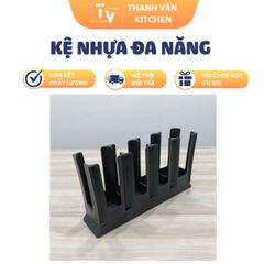 Kệ nhựa 4 ngăn úp đựng ly cốc đa năng - Giải pháp lưu trữ thông minh cho căn bếp gọn gàng tiện lợi