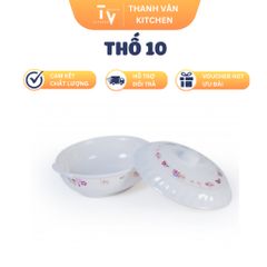 Thố Đựng Thức Ăn 10 - Đồ Dùng Gia Dụng Nhà Bếp Chất Lượng - Kích Thước 28x22x8.5cm, Giúp Bảo Quản Thực Phẩm Tươi Ngon (TV1098)