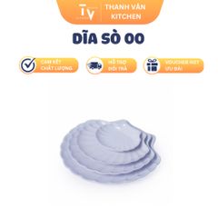 Dĩa Sò 00 - Dụng Cụ Nhà Bếp Melamine Thời Trang, Kích Thước Đa Dạng cho Căn Bếp Hiện Đại (TV876)
