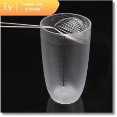 Vợt Vớt Trân Châu Inox Cán Đỏ - Dụng Cụ Tiện Lợi Cho Quán Trà Sữa, Vợt Thức Ăn Và Topping Kích Thước Đa Dạng (TV38)