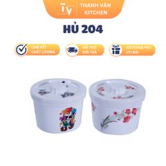 Hũ Đựng Thực Phẩm TVKITCHEN 204 - Thiết Kế Đẹp Tiện Lợi, Phù Hợp Dụng Cụ Nhà Bếp, Vận Chuyển Miễn Phí, Chính Hãng (TV965)