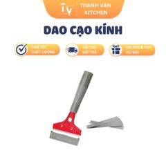 Dao Cạo Kính C-017 - Dụng Cụ Nhà Bếp Thép Cao Cấp, Chất Lượng Tốt, Kích Thước 100x100x120mm (TV690)