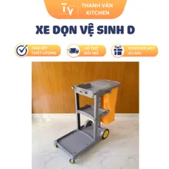 Xe Dọn Vệ Sinh D-11-1 - Thiết Bị Tiện Ích Cao Cấp Cho Gia Đình - Đồ Dùng Nhà Bếp Chất Lượng, Thời Trang (TV553)
