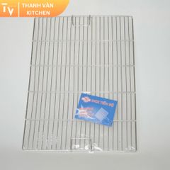 Vỉ nướng Inox Cao Cấp TV70 - Thiết Kế Tiện Dụng Cho Nướng Thịt & Hải Sản Trên Bếp Than, Bếp Gas, Dã Ngoại An Toàn (TV70)