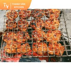 Vỉ nướng Inox Cao Cấp TV70 - Thiết Kế Tiện Dụng Cho Nướng Thịt & Hải Sản Trên Bếp Than, Bếp Gas, Dã Ngoại An Toàn (TV70)