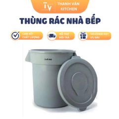 Thùng Rác Nhà Bếp B-010 - Thùng Rác Nhựa Cao Cấp 37L Dành Cho Không Gian Bếp Gọn Gàng - Sản Phẩm Gia Dụng TVKITCHEN (TV704)