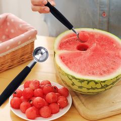 Muỗng Múc Trái Cây Inox 2 Đầu Tiện Lợi SJ - Dụng Cụ Nhà Bếp Đa Năng Cho Căn Bếp Thêm Hiện Đại (TV391)