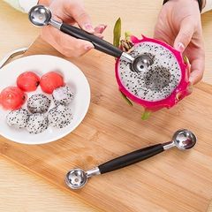 Muỗng Múc Trái Cây Inox 2 Đầu Tiện Lợi SJ - Dụng Cụ Nhà Bếp Đa Năng Cho Căn Bếp Thêm Hiện Đại (TV391)