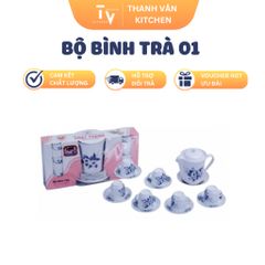 Bộ Bình Trà Melamine - Đồ Dùng Nhà Bếp Tiện Lợi, Phong Cách Hiện Đại, Chất Lượng Cao (TV709)