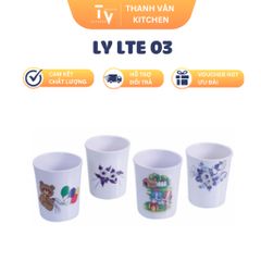 Ly Nhựa Melamine Dung Tích 200ml - Ly Uống Thuỷ Tinh Cho Nhà Bếp - Mẫu Mã Đẹp, Chất Lượng Cao, Hàng Chính Hãng (TV746)