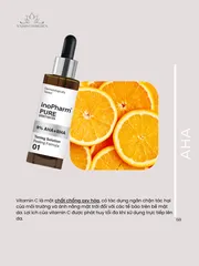 Tinh Chất InoPharm Vitamin C 15% Dưỡng Da Sáng Mịn Mờ Thâm 30ml - Serum Chống Lão Hóa Từ Bulgaria, Làm Rạng Rỡ Làn Da