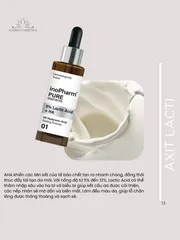 Peel Da Nhẹ Nhàng Lactic Acid + HA InoPharm 30ml - Tẩy Da Chết Siêu Mềm Mịn, Giúp Da Sáng Khỏe, Phù Hợp Với Da Nhạy Cảm