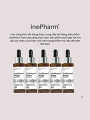 Serum Tẩy Da Chết 9% AHA BHA InoPharm Pure Elements 30ml - Giúp Giảm Mụn, Làn Da Sáng Mịn, Phục Hồi Độ Đàn Hồi Tự Nhiên