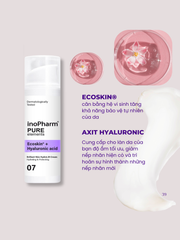 Kem Dưỡng Ẩm Lợi Khuẩn InoPharm PURE Elements Ecoskin + Axit Hyaluronic 30ml - Cân Bằng Da, Ngăn Lão Hóa, Thích Hợp Mọi Loại Da