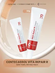 Kem Dưỡng Centecassol Red Relief R Cream 30g - Giải Pháp Làm Dịu Da Nhạy Cảm, Giảm Đỏ, Dưỡng Ẩm, Phục Hồi Da Tổn Thương