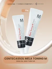 Kem Dưỡng Sáng Da Centecassol Mela Toning M Cream 30g - Mờ Thâm, Dưỡng Ẩm, Làm Đều Màu Da, Hàn Quốc, Hansolbio