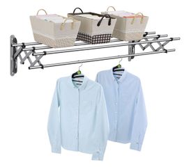 Giàn phơi gắn tường inox Wellex JR4100 - Thiết kế gọn nhẹ, tự động, bền bỉ cho không gian giặt giũ hiện đại